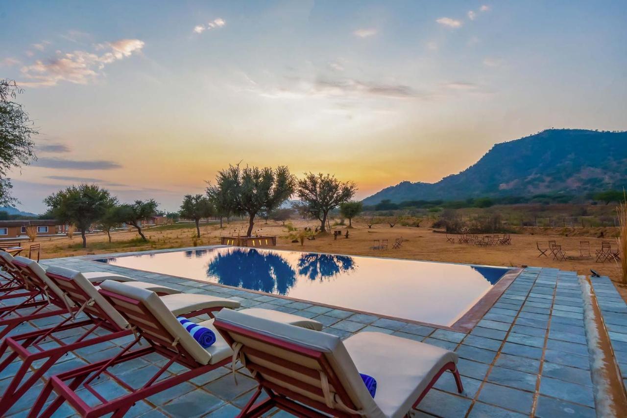 Camp Lands End Hotell Pushkar Exteriör bild