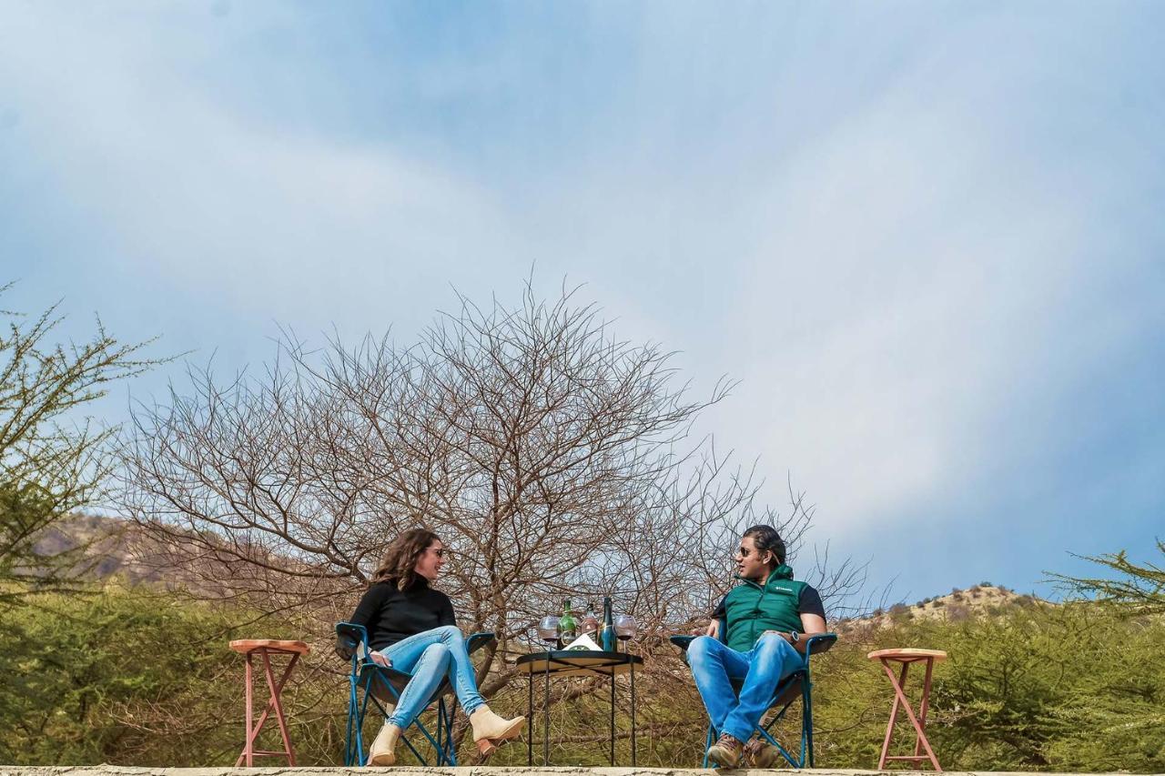 Camp Lands End Hotell Pushkar Exteriör bild