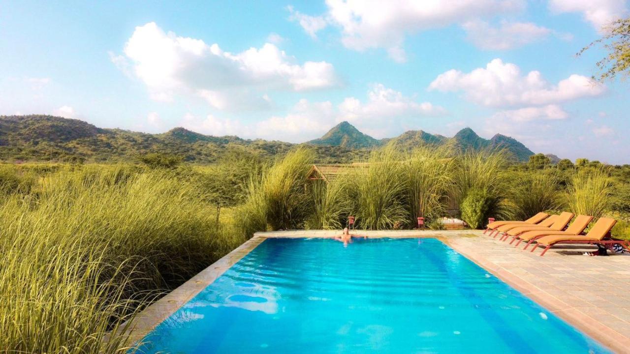 Camp Lands End Hotell Pushkar Exteriör bild